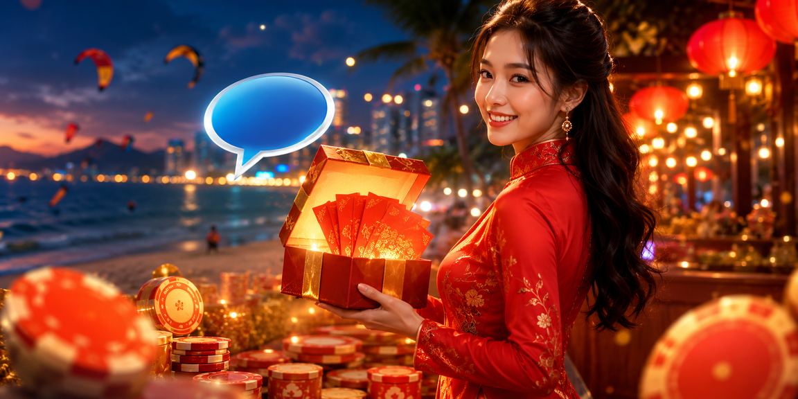 Người chơi tại Mũi Né nhận thưởng và hướng dẫn giải đáp